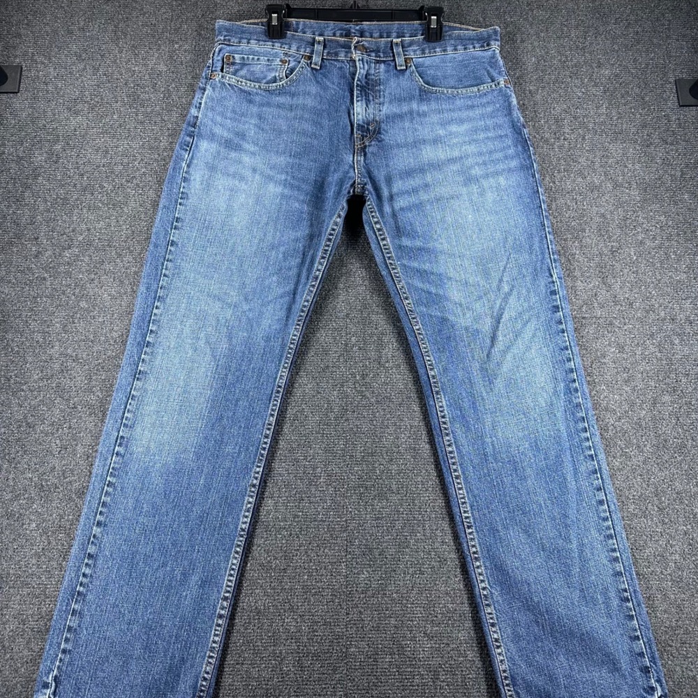 Levi's 559 Relaxed Straight Jeans Mens 34x32 W34 L32 Blue Denim Medium Wash